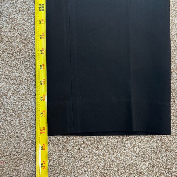 St. John Women's Size 6 Diana Straight Leg Crepe Marocain Black Pants Career - Picture 11 of 12